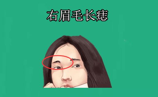 右眉头有痣的女人命运 面相图解