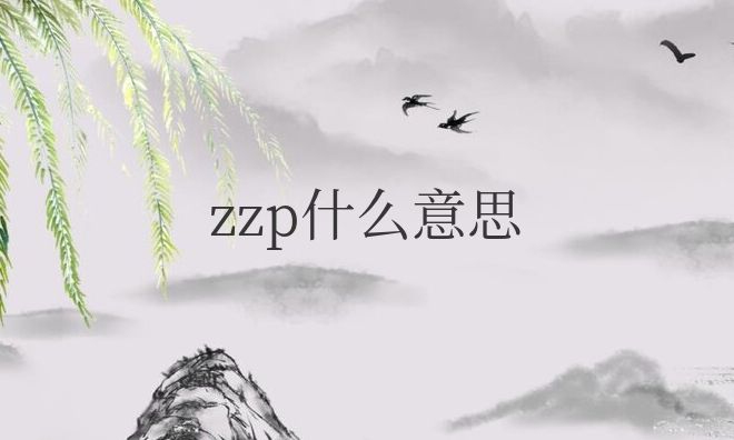 zzp什么意思网络用语【饭圈中zzp指的是走资派】