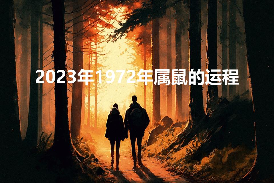 2023年1972年属鼠的运程【72年属鼠51岁有一灾2023】