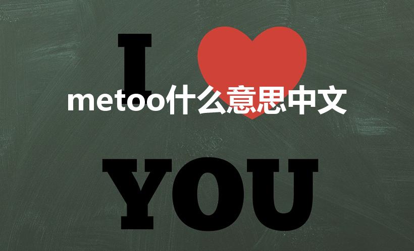 metoo什么意思中文【性骚扰运动：重新定义女权】