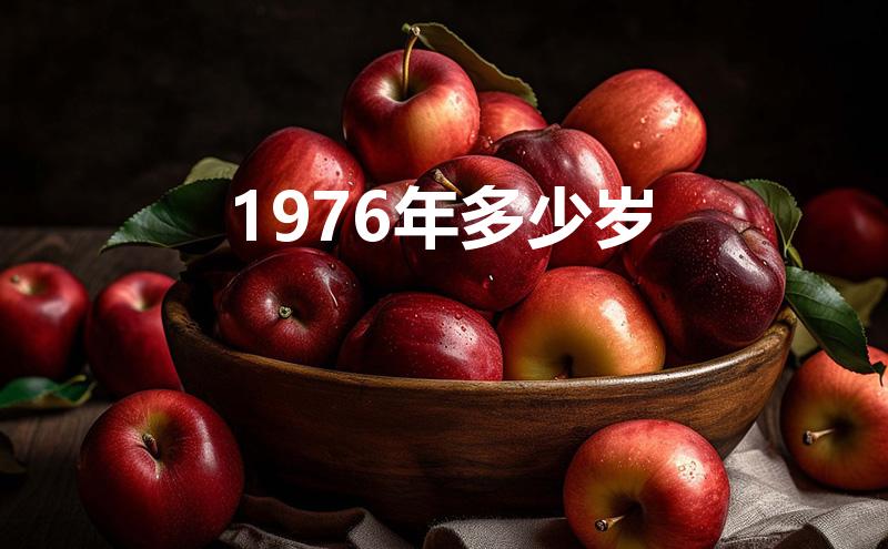 1976年多少岁【1976年多少岁2023】