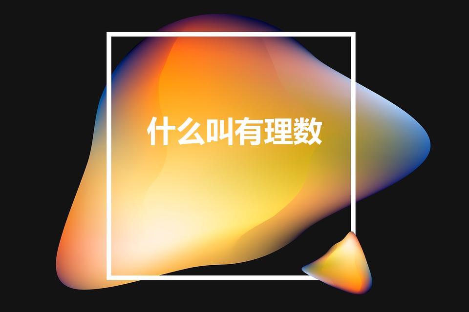 什么叫有理数【有理数的世界】