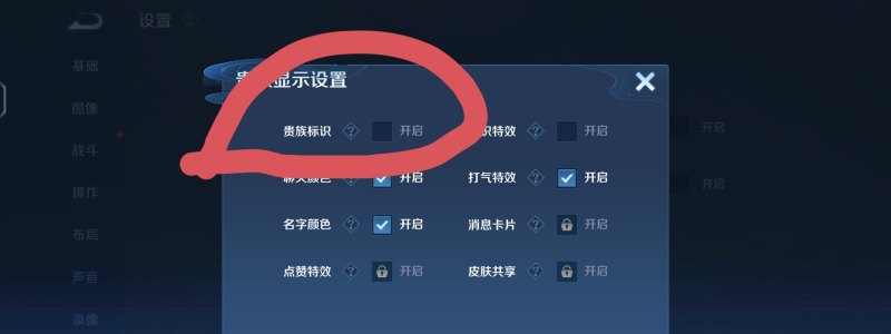 王者荣耀关闭贵族怎么弄_王者荣耀怎样关掉贵族显示