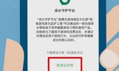 王者荣耀成长守护 王者荣耀成长守护