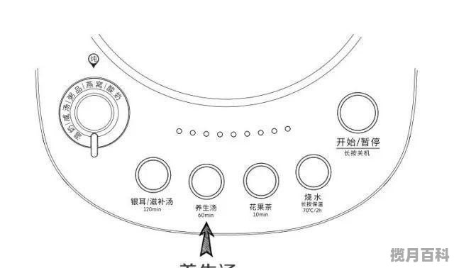 华生养生壶使用说明 养生壶熬梨水用哪个功能键