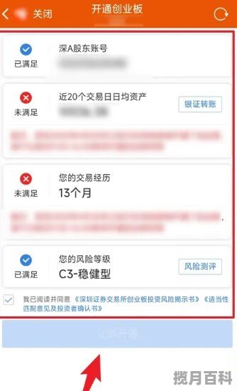 创业板块怎么开通_股票各板块开通条件
