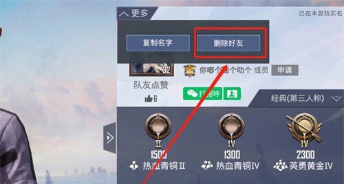 《和平精英》怎么删除好友,酸除和平精英 - 小牛游戏