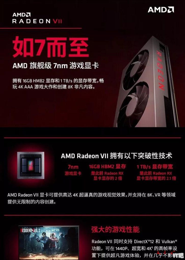 AMD首款7nm显卡Radeon 7游戏性能表现对比GTX1080Ti哪个更有优势 - IT吧