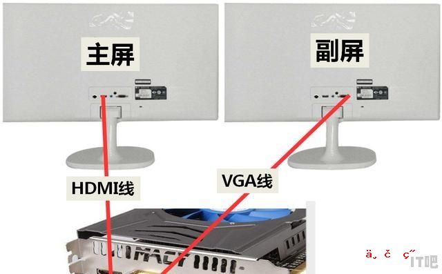 电脑怎么接三个显示器 - IT吧