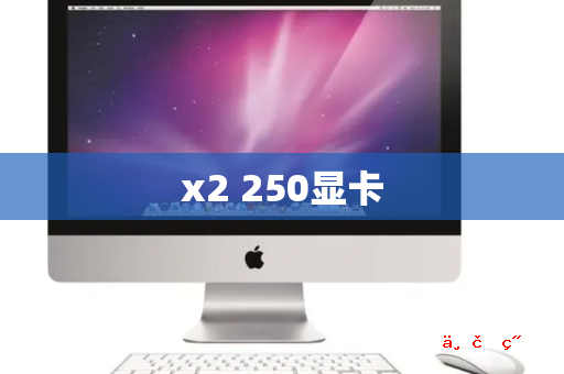 x2 250显卡