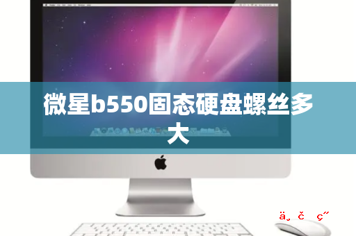 微星b550固态硬盘螺丝多大