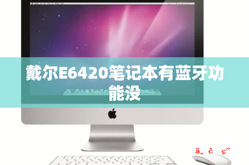 戴尔E6420笔记本有蓝牙功能没