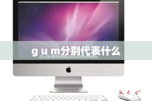 g u m分别代表什么