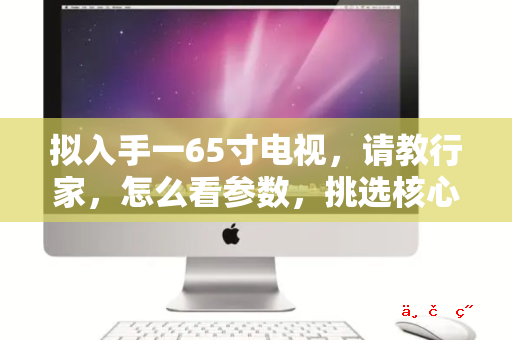 拟入手一65寸电视，请教行家，怎么看参数，挑选核心是什么