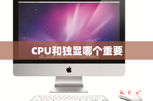 CPU和独显哪个重要