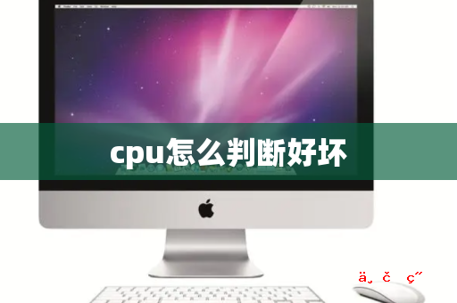 cpu怎么判断好坏