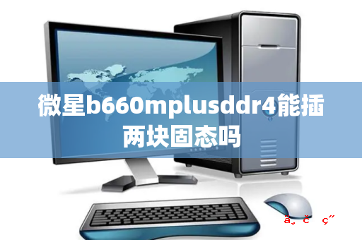 微星b660mplusddr4能插两块固态吗