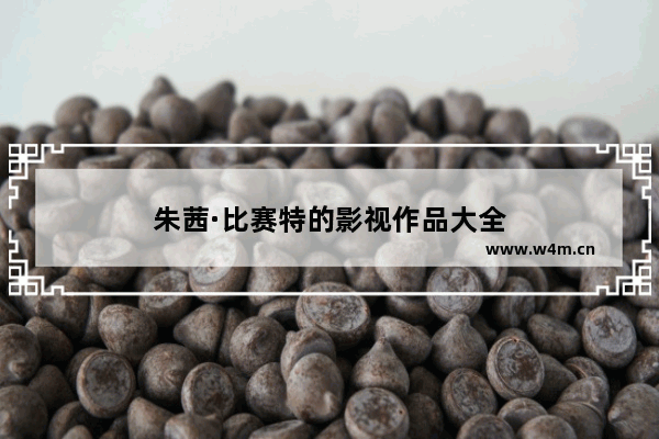 朱茜·比赛特的影视作品大全