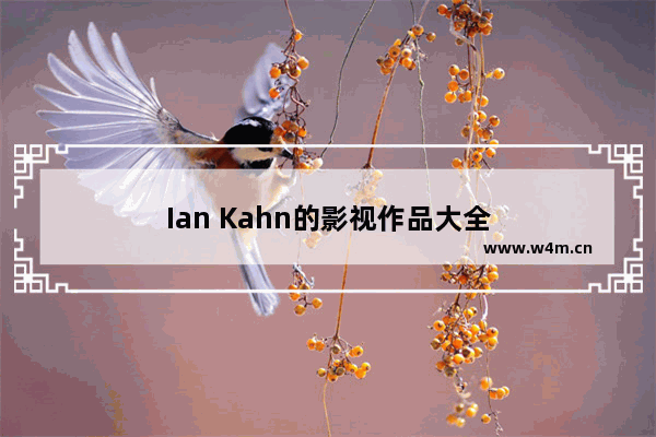 Ian Kahn的影视作品大全