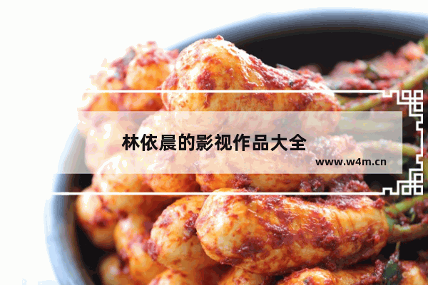 林依晨的影视作品大全