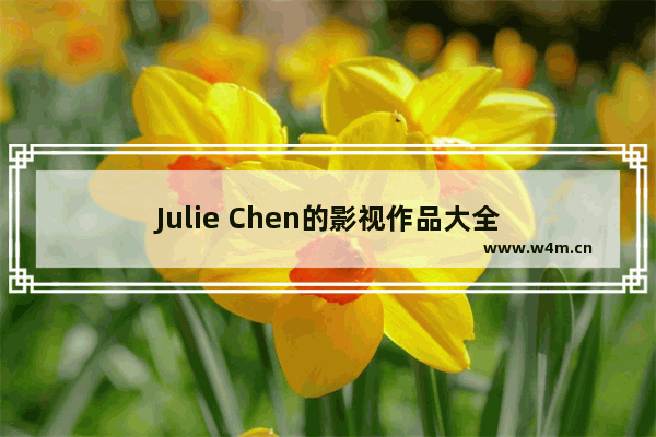 Julie Chen的影视作品大全