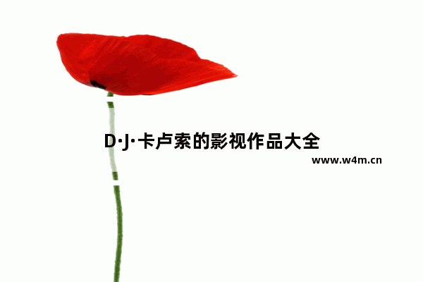 D·J·卡卢索的影视作品大全