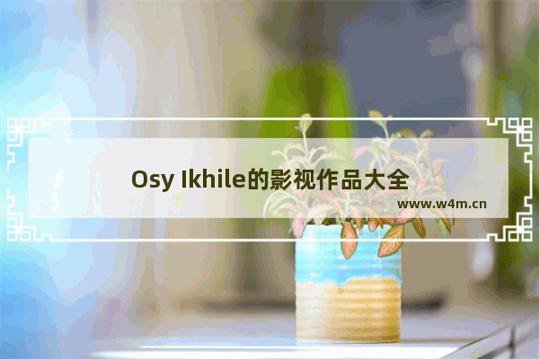 Osy Ikhile的影视作品大全