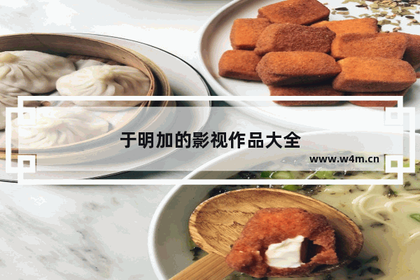 于明加的影视作品大全