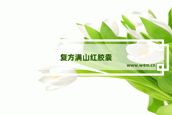 复方满山红胶囊