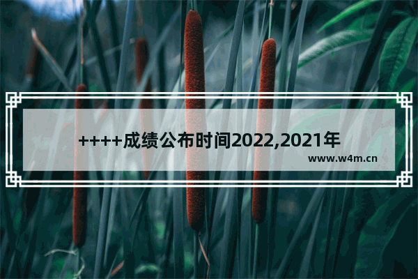 ++++成绩公布时间2022,2021年高考录取分数线各大学