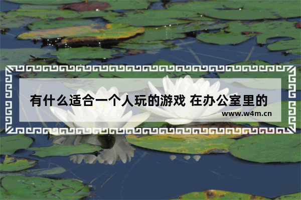 有什么适合一个人玩的游戏 在办公室里的 不是网络游戏 游戏推荐手机单人游戏