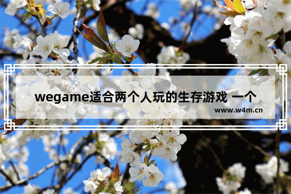 wegame适合两个人玩的生存游戏 一个人生存游戏推荐