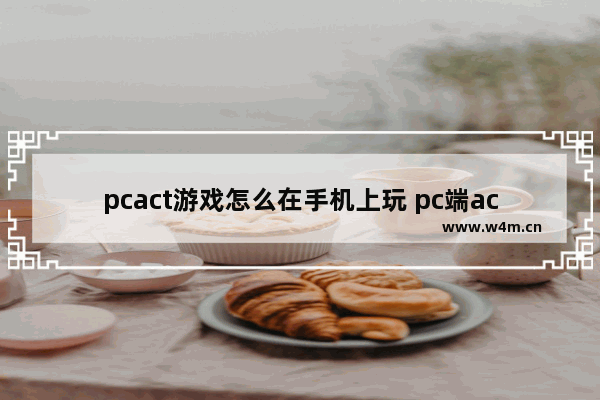 pcact游戏怎么在手机上玩 pc端act游戏推荐