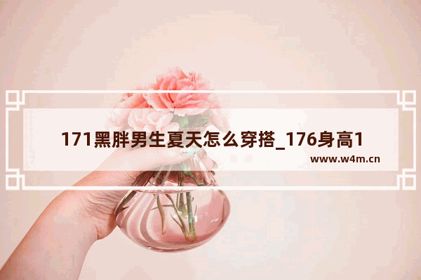 171黑胖男生夏天怎么穿搭_176身高146斤体型微胖的男生夏天如何搭配衣服 上身应该穿什么颜色衣服最好