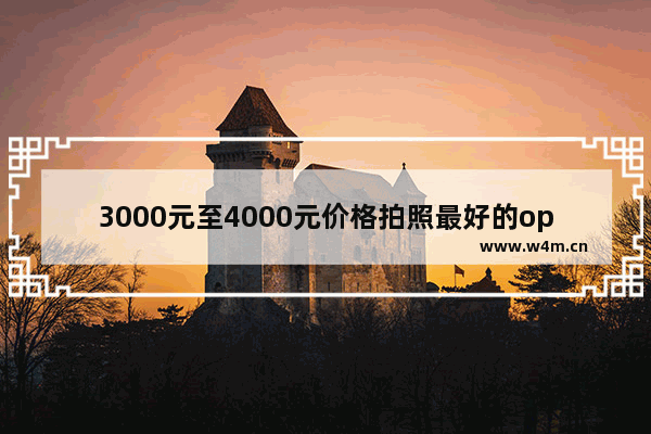 3000元至4000元价格拍照最好的oppo手机型号_两千至三千元手机推荐