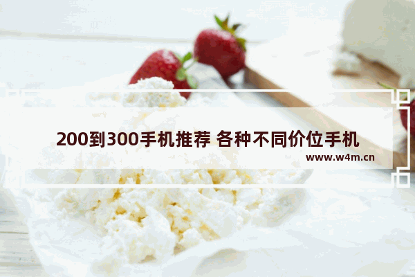 200到300手机推荐 各种不同价位手机推荐