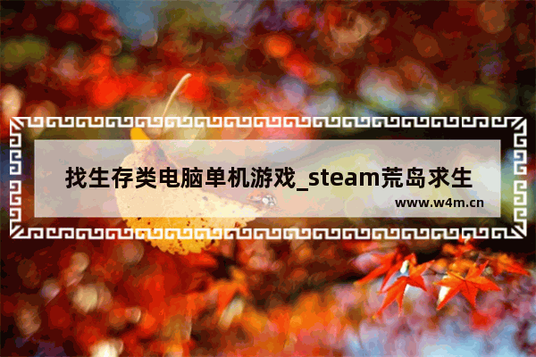 找生存类电脑单机游戏_steam荒岛求生是单机游戏么