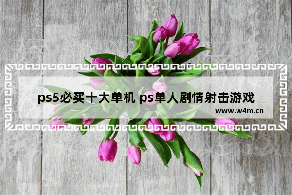 ps5必买十大单机 ps单人剧情射击游戏推荐