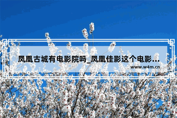 凤凰古城有电影院吗_凤凰佳影这个电影售票系统怎么样