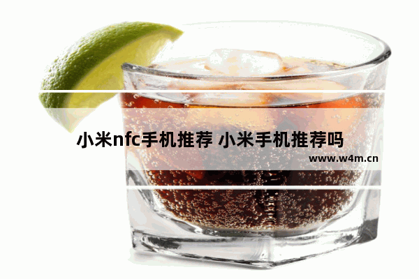 小米nfc手机推荐 小米手机推荐吗