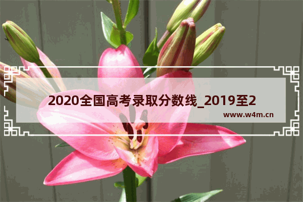 2020全国高考录取分数线_2019至2020高考录取分数线