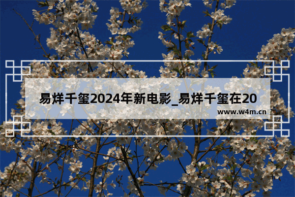 易烊千玺2024年新电影_易烊千玺在2024年上映的电影是什么