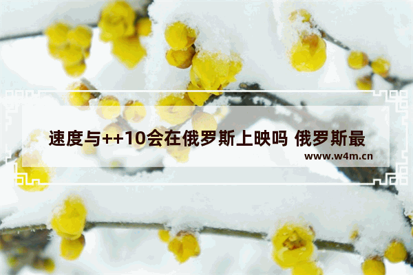 速度与++10会在俄罗斯上映吗 俄罗斯最近最新电影叫什么