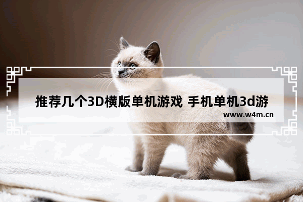 推荐几个3D横版单机游戏 手机单机3d游戏推荐