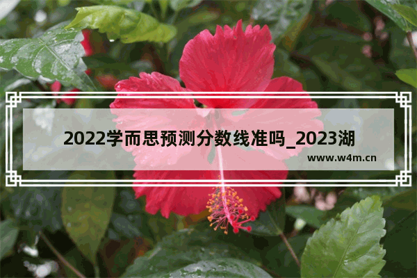 2022学而思预测分数线准吗_2023湖北高考预计分数