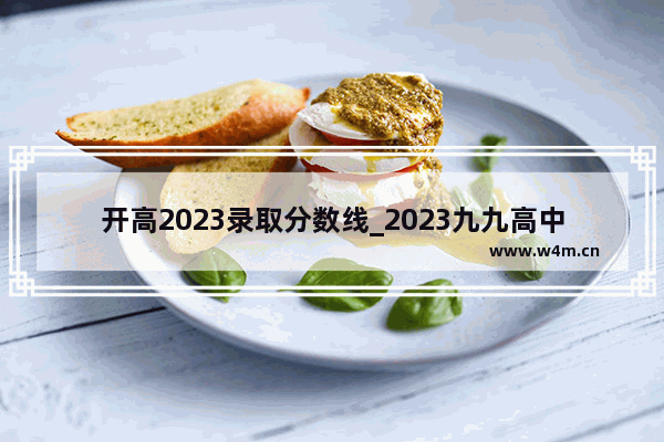 开高2023录取分数线_2023九九高中分数线