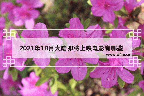 2021年10月大陆即将上映电影有哪些 最新电影上映十月份推荐