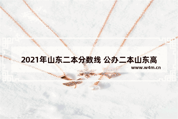 2021年山东二本分数线 公办二本山东高考分数线