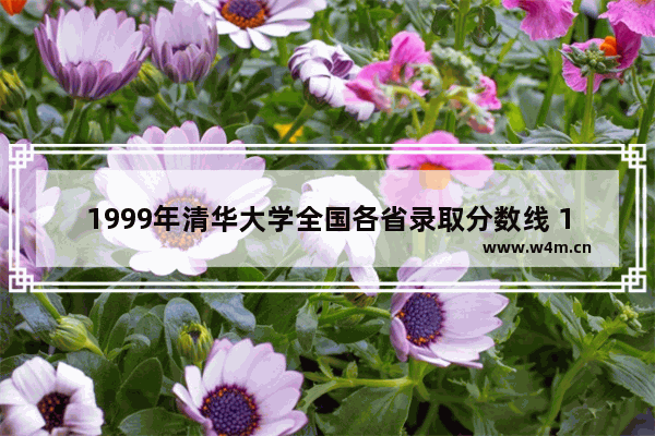 1999年清华大学全国各省录取分数线 1999年内蒙高考分数线