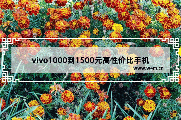 vivo1000到1500元高性价比手机 一千左右手机推荐vivo